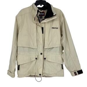 Marmot Women's Medium 2-ply Gore Tex Rain Jacket Utility Outdoor Gorpcore HR2-75